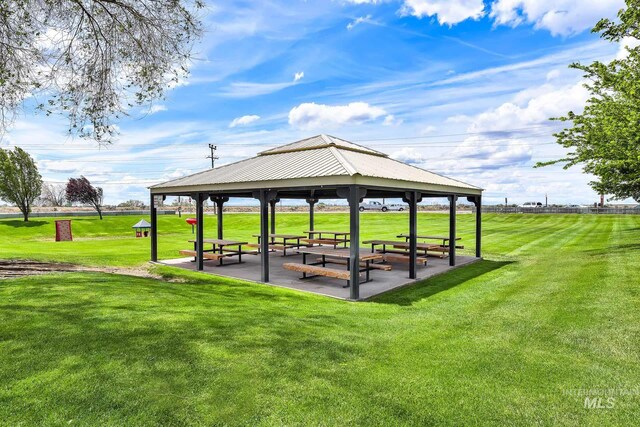 1295 NE Blossom, Mountain Home, ID 83647 - view of home's community featuring a gazebo and a yard