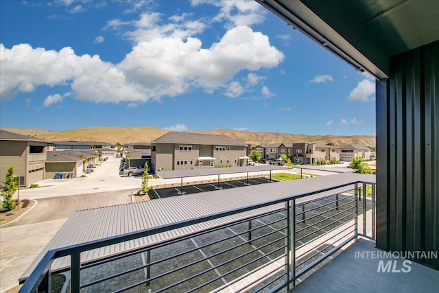 4340 E Haystack St Unit 204, Boise, ID 83716 - balcony featuring a residential view and a mountain view