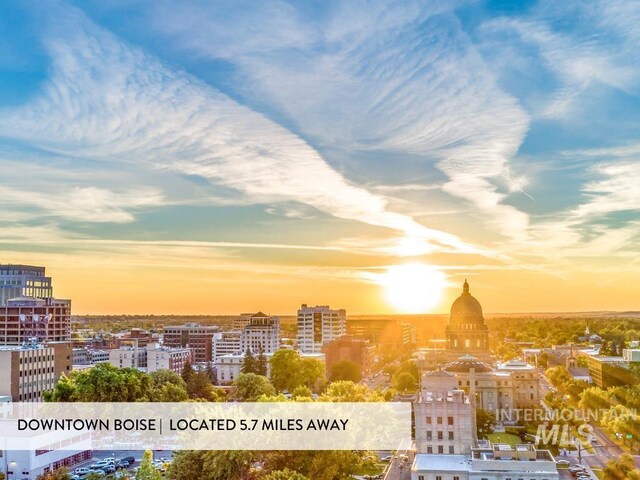 4340 E Haystack St Unit 204, Boise, ID 83716 - aerial view at dusk of a city view