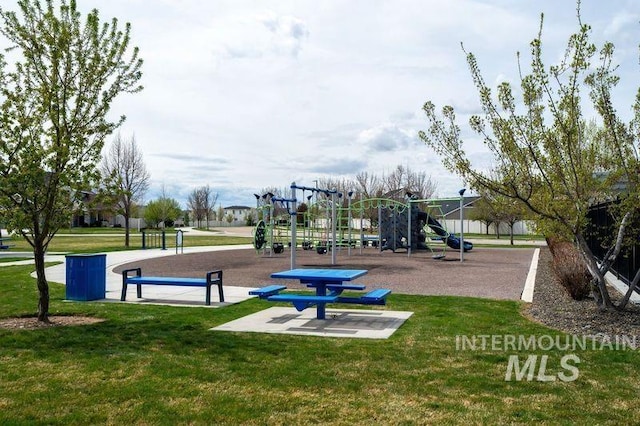 6296 W Mattawa Dr, Meridian, ID 83646 - community playground featuring a yard