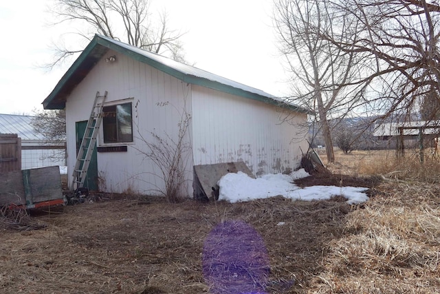 view of home's exterior