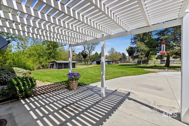13343 N Horseshoe Bend Rd, Boise, ID 83714 - view of patio / terrace featuring a pergola