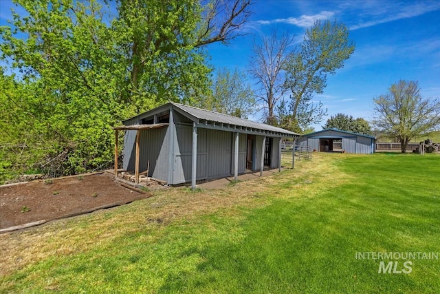13343 N Horseshoe Bend Rd, Boise, ID 83714 - view of pole building with a yard