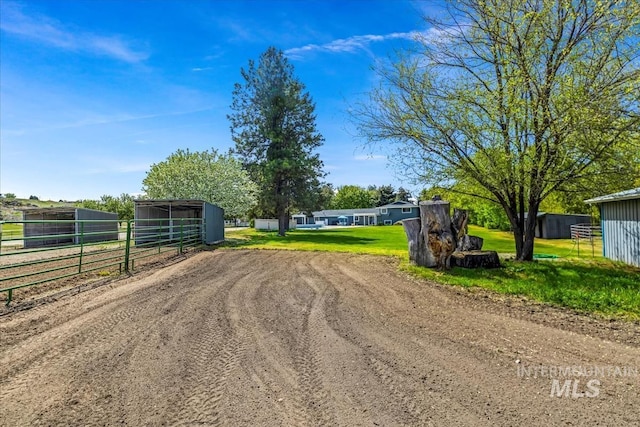 13343 N Horseshoe Bend Rd, Boise, ID 83714 - view of dirt / gravel road with an exterior structure