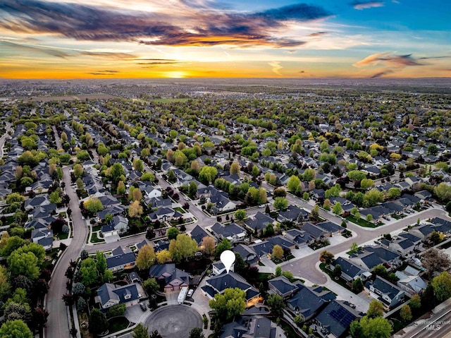 5278 N Cougar Flat Pl, Meridian, ID 83646 - bird's eye view with a residential view