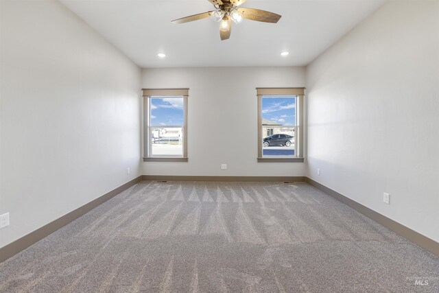 1487 Zephlyn St, Twin Falls, ID 83301 - carpeted spare room with ceiling fan