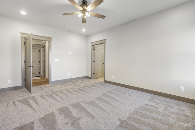 1487 Zephlyn St, Twin Falls, ID 83301 - unfurnished bedroom with light carpet and ceiling fan