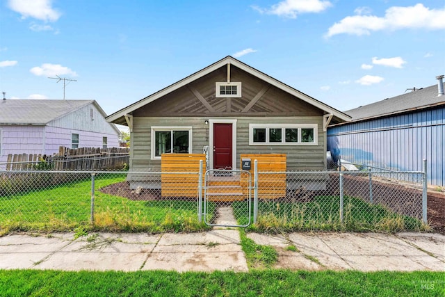 view of bungalow-style home