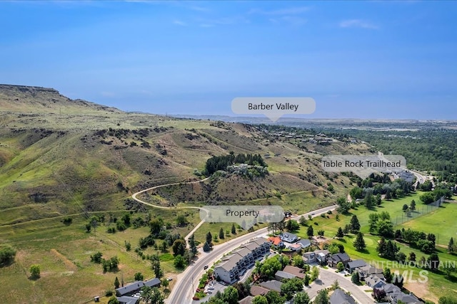 2381 E Warm Spgs, Boise, ID 83712 - aerial view of property's location