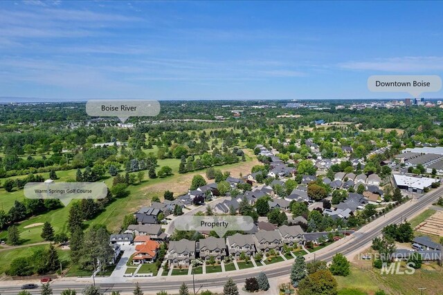 2381 E Warm Spgs, Boise, ID 83712 - view of property location featuring nearby suburban area and a tree filled landscape