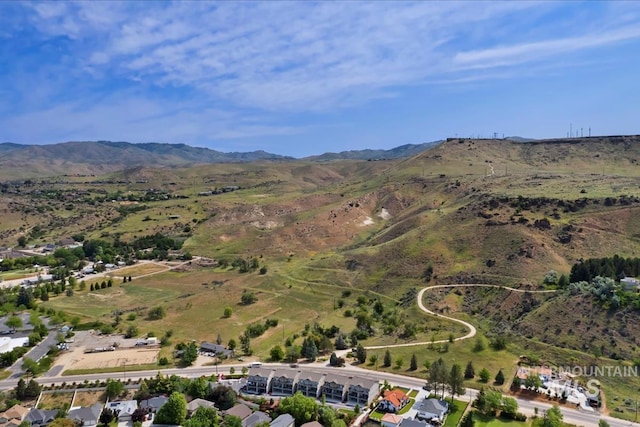 2381 E Warm Spgs, Boise, ID 83712 - aerial overview of property's location with mountains
