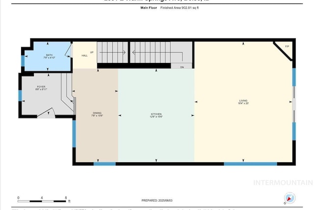 2381 E Warm Spgs, Boise, ID 83712 - floor plan / room layout