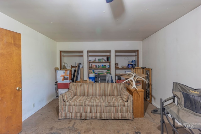 view of sitting room