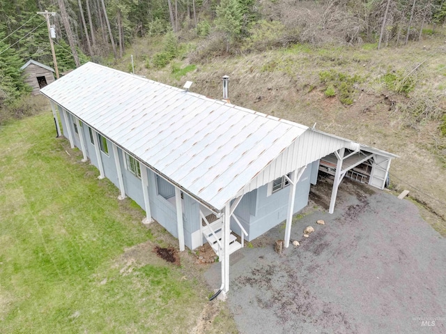 drone / aerial view