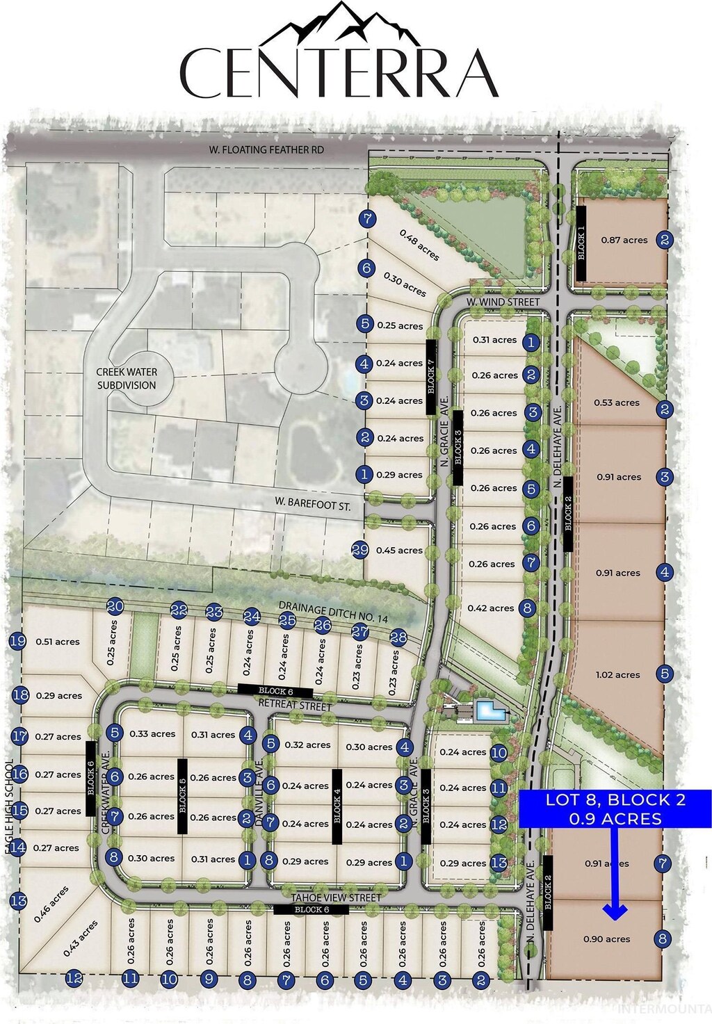 762 N Delehaye Ave Lot 8/2, Eagle, ID 83616 - map