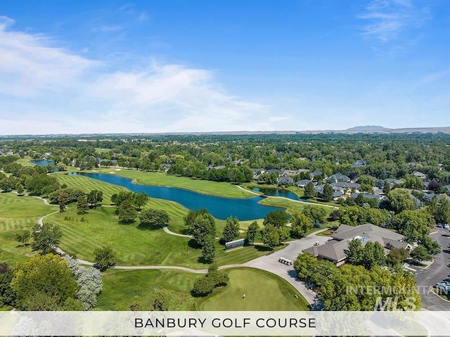 762 N Delehaye Ave Lot 8/2, Eagle, ID 83616 - aerial perspective of suburban area featuring a nearby body of water and a golf club
