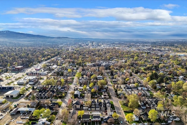 916 N 32nd St, Boise, ID 83702 - bird's eye view with a mountain view and a residential view
