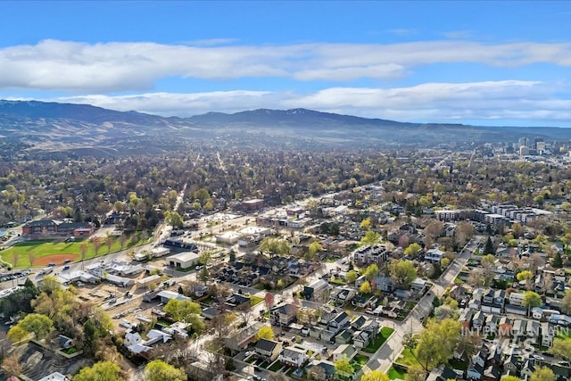 916 N 32nd St, Boise, ID 83702 - drone / aerial view with a mountain view
