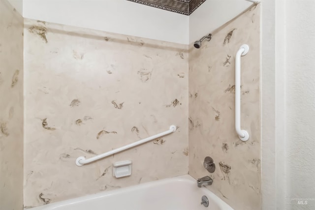 bathroom featuring shower / tub combination