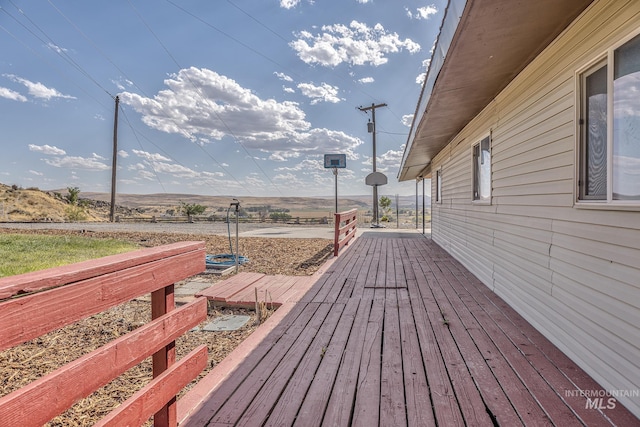 view of deck