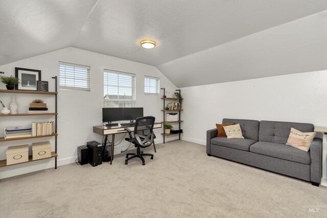 2935 NW 8th Ave, Meridian, ID 83646 - office space with lofted ceiling, carpet flooring, and baseboards
