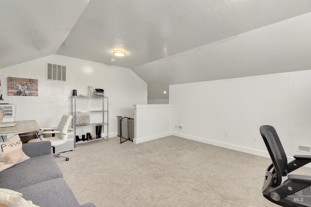 2935 NW 8th Ave, Meridian, ID 83646 - home office featuring lofted ceiling, carpet, and baseboards