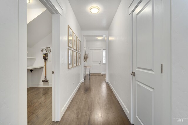 2935 NW 8th Ave, Meridian, ID 83646 - hall with dark wood-type flooring and baseboards