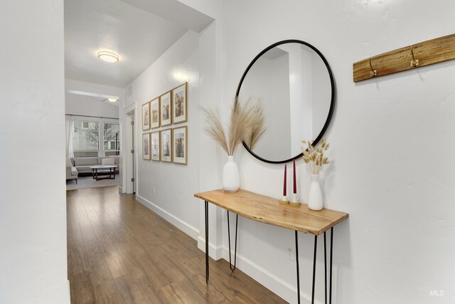2935 NW 8th Ave, Meridian, ID 83646 - corridor with wood finished floors and baseboards