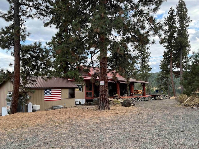 view of front of home