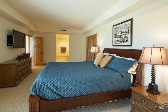 109 Angani Way Unit 15, Sun Valley, ID 83353 - bedroom featuring light colored carpet and ensuite bathroom