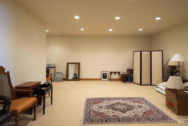 109 Angani Way Unit 15, Sun Valley, ID 83353 - sitting room featuring recessed lighting and carpet flooring