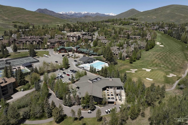 109 Angani Way Unit 15, Sun Valley, ID 83353 - aerial view of property's location with mountains and nearby suburban area
