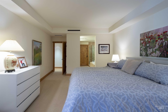 109 Angani Way Unit 15, Sun Valley, ID 83353 - bedroom featuring light colored carpet and ensuite bathroom