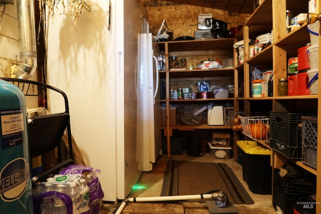 view of storage room