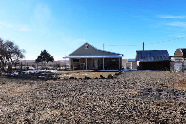 view of back of property