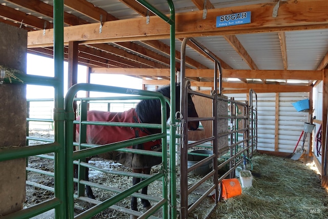 view of stable