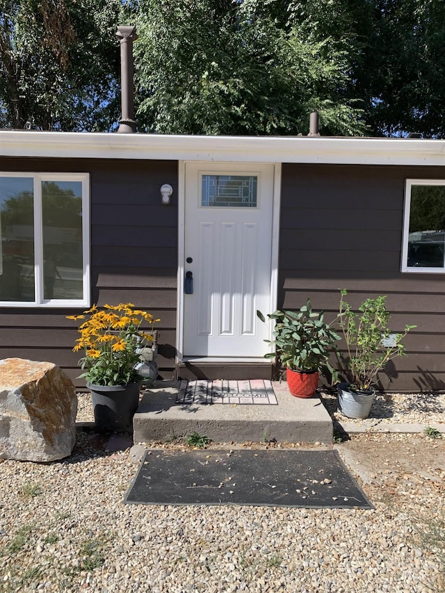 view of entrance to property