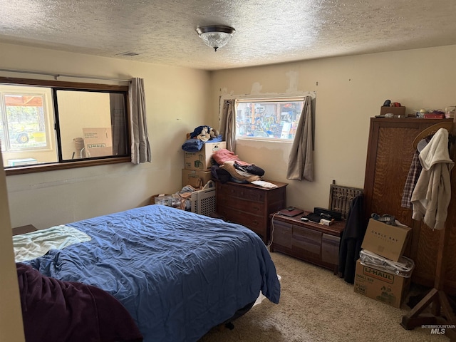 26 Doaka Ct, Idaho City, ID 83631 - bedroom featuring a textured ceiling and light carpet