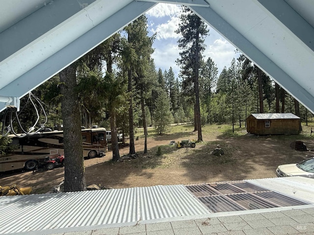 26 Doaka Ct, Idaho City, ID 83631 - view of yard featuring a storage shed and an outbuilding