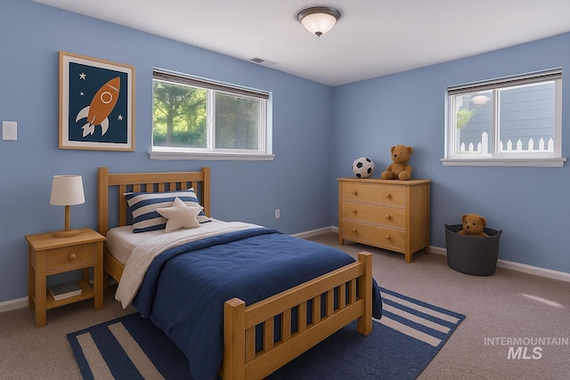 7313 W Court Ave, Boise, ID 83704 - bedroom with baseboards and carpet floors