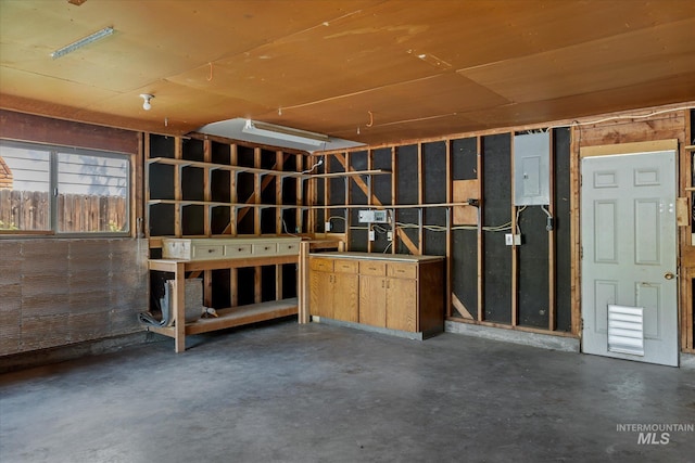 7313 W Court Ave, Boise, ID 83704 - misc room with concrete flooring and electric panel