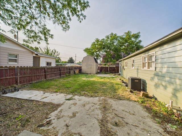 2624 Iowa Ave, Caldwell, ID 83605 - fenced backyard with a storage unit