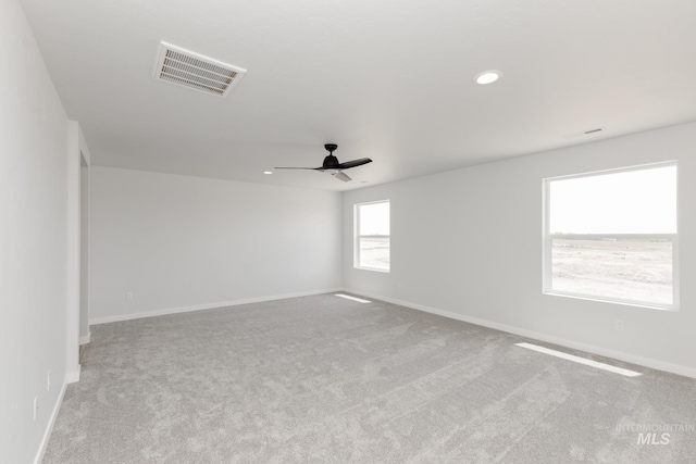 3819 W Tribute St, Meridian, ID 83642 - carpeted spare room featuring ceiling fan, baseboards, and recessed lighting