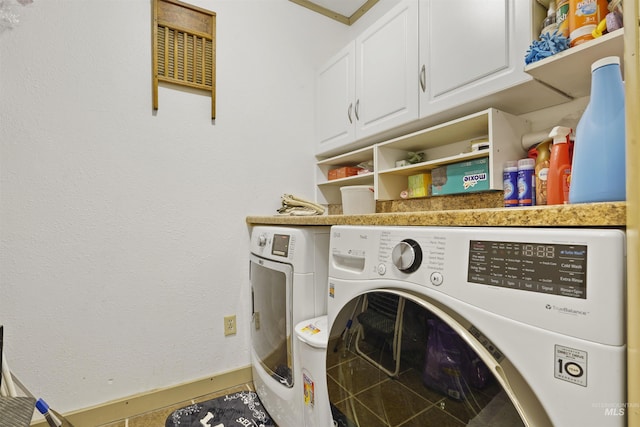 2727 E 3300 N, Twin Falls, ID 83301 - washroom with independent washer and dryer, baseboards, and cabinet space