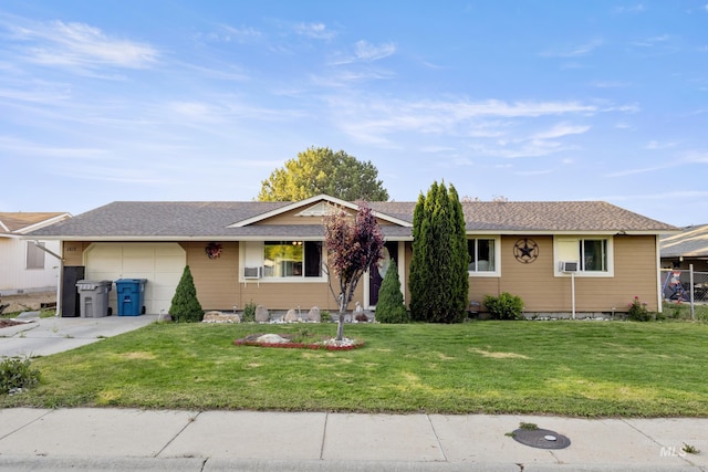 2819 Gemini, Caldwell, ID 83605 - ranch-style home with a garage, a front lawn, and driveway