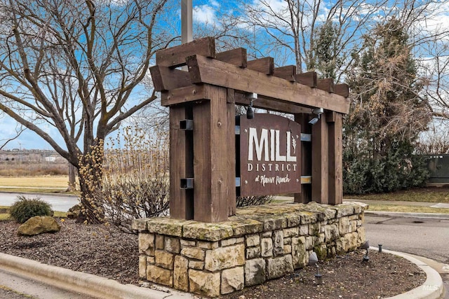 view of community / neighborhood sign