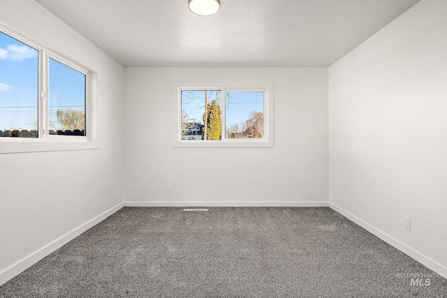 empty room with carpet flooring