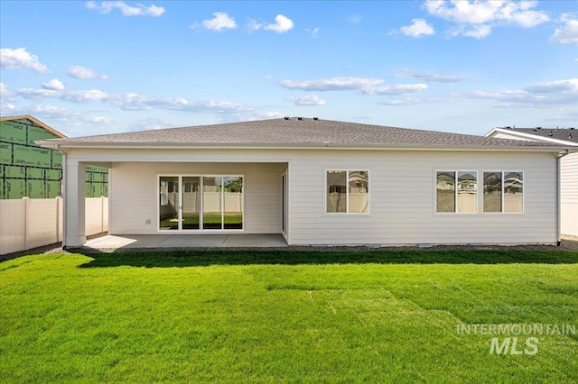 5278 W Mcnair St, Meridian, ID 83646 - rear view of property featuring a patio