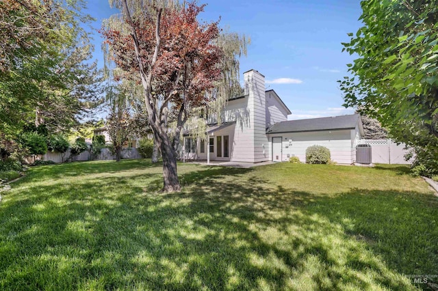 955 Bitterroot Pl, Twin Falls, ID 83301 - view of yard with central AC