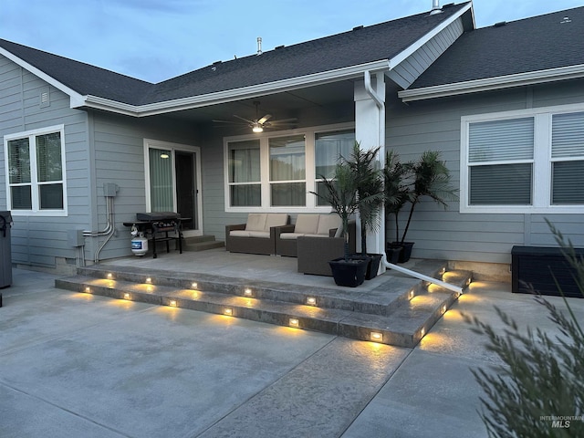 2982 W Mcintosh, Kuna, ID 83634 - view of patio featuring an outdoor hangout area